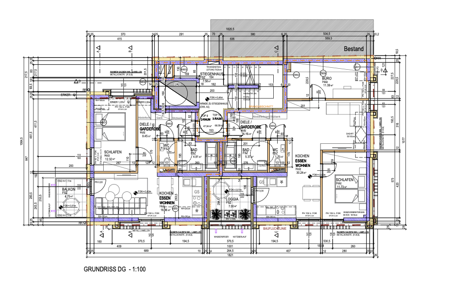 Grundriss Dachgeschoss