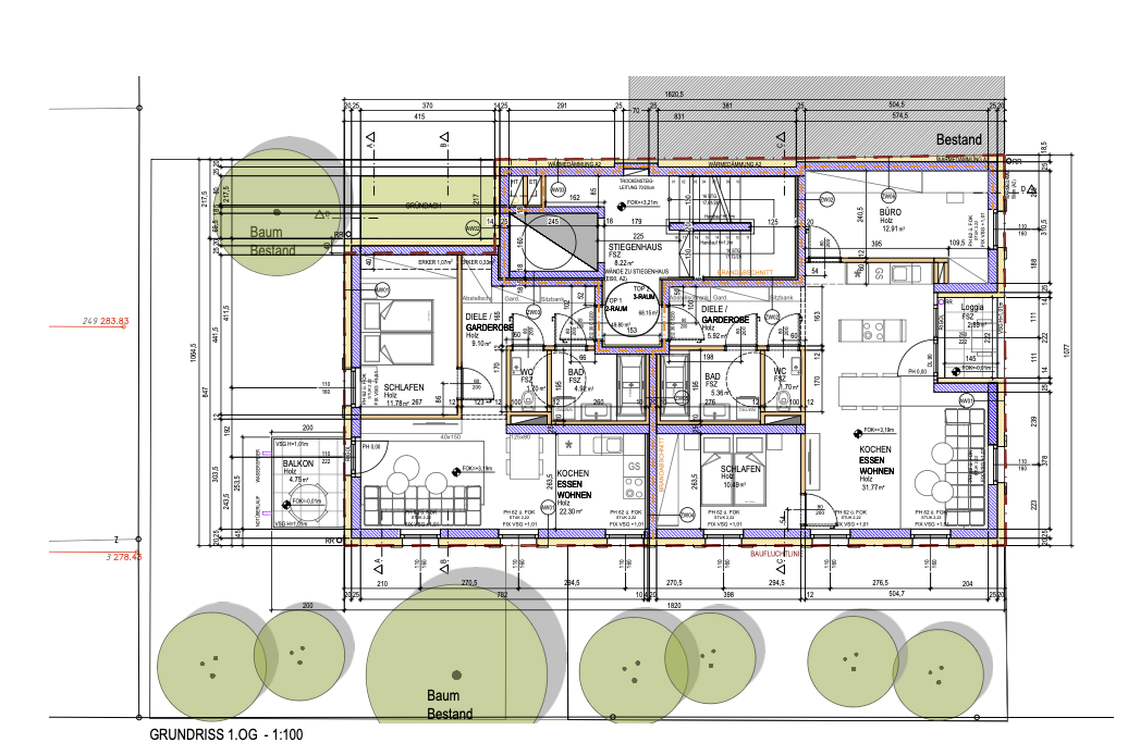Grundriss 1. Obergeschoss