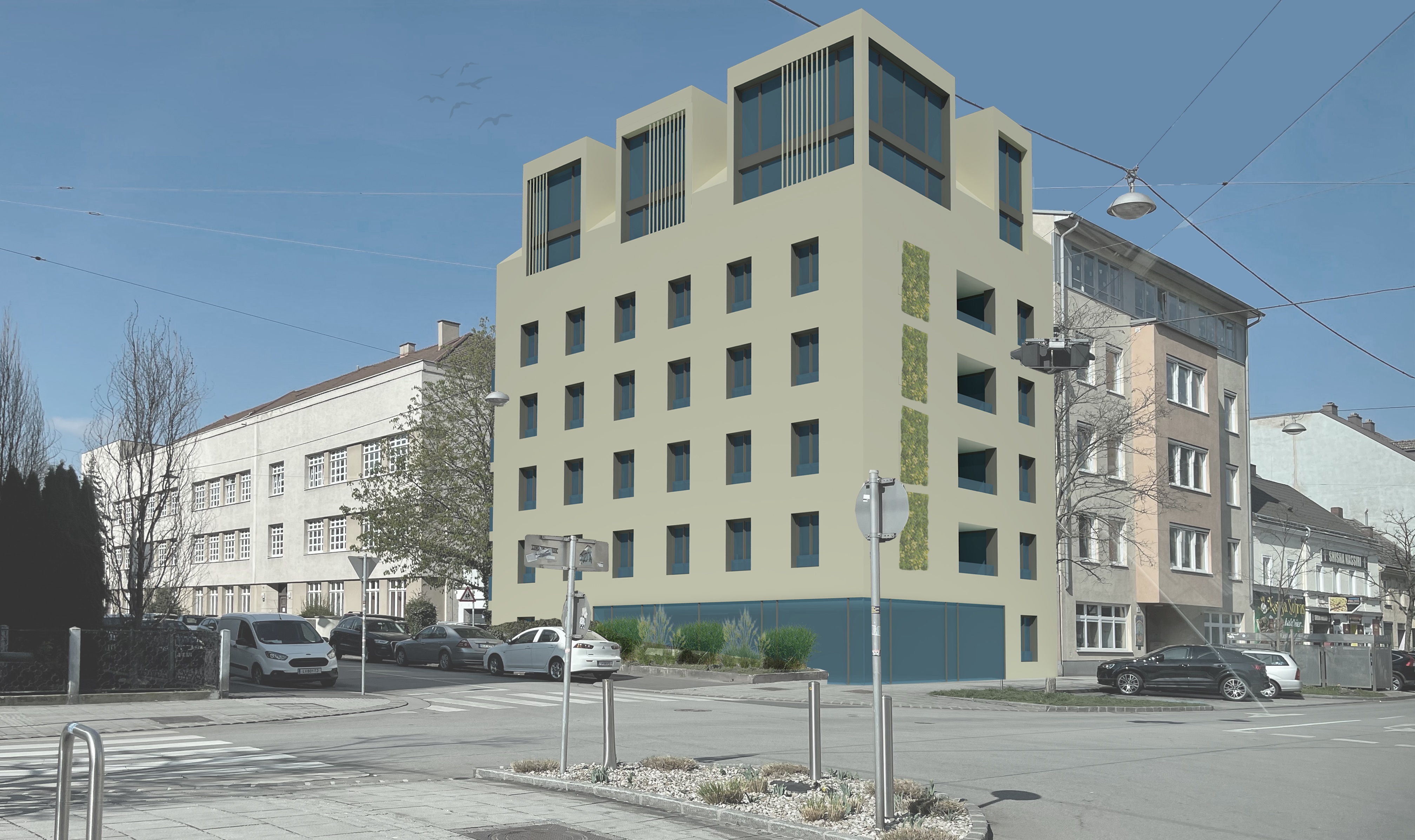 Render Straßenansicht